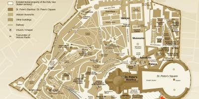 Карту раскопак офіс Ватыкана 